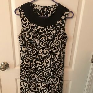 Black and white dress